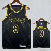 LAKERS BROWNIES # 9 Serpentine Top Quality Hot Pressing NBA Jersey蛇纹