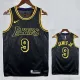 LAKERS BROWNIES # 9 Serpentine Top Quality Hot Pressing NBA Jersey蛇纹