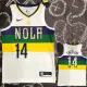 2018 Pelicans INGRAM #14 White City Edition Top Quality Hot Pressing NBA Jersey