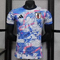 24/25 Japan Whit & Blue Comic  Player Version Soccer Jersey