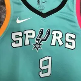 22/23 Sa Spurs PARKER #9 Blue City Edition Top Quality Hot Pressing NBA Jersey