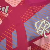25/26 Flamengo Goalkeeper Pink  Fans Soccer Jerse