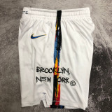 22/23 NETS White City Edition Top Quality NBA Pants