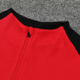 24/25 NK Red Half Zipper Sportswear # 812红色(半拉链)