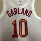 22/23 Cleveland Cavaliers CARLAND #10 White Top Quality Hot Pressing NBA Jersey