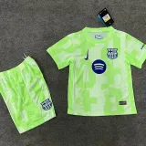 24/25 BAR  Third  Kids Soccer Jersey(大胸花）