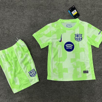 24/25 BAR  Third  Kids Soccer Jersey(大胸花）