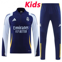 24/25 RMA Sapphire Blue  Kids  Half Pull Tracksuit  (童装、半拉链)