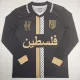 24/25 Palestino Deportivo Black Arabic Edition  Long Sleeve Fans Soccer Jersey阿拉伯