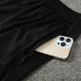 24/25 PSG Black Tank top and shorts suitblack