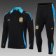 24/25 Argentina Black Half Pull Tracksuit (半拉链)