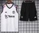 24/25 Man Utd White Tank top and shorts suit