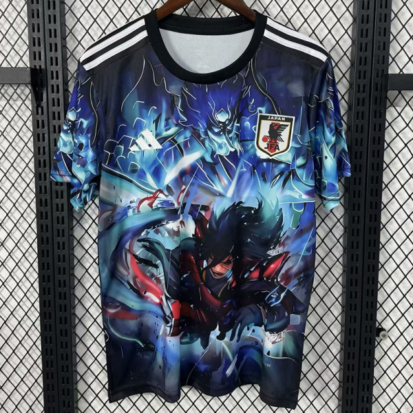 25/26 Japan NARUTO Dragon Purple Blue Fans  Soccer Jersey火影忍者3