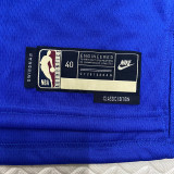 22/23 WARRIORS WIGGINS #22 Blue Top Quality Hot Pressing NBA Jersey (Retro Logo)