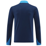 24/25 NK Sapphire Blue Half Zipper Sportswear # 812宝蓝(半拉链)
