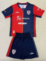 24/25 Cagliari Home Kids Soccer Jersey