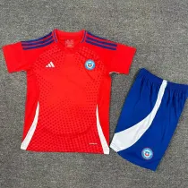 24/25   Chile Home Kids Soccer Jersey