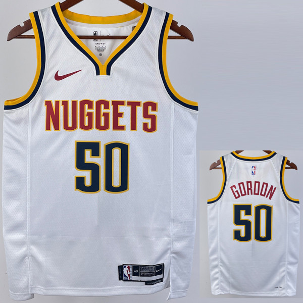 22/23 Nuggets GORDON #50 White Top Quality Hot Pressing NBA Jersey