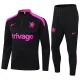 24/25 CHE Black Purple Half Pull Tracksuit  (半拉链)