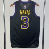 23/24 LAKERS DAVIS #3 Black City Edition Top Quality Hot Pressing NBA Jersey