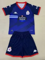 24/25 La Coruna Away Kids Soccer Jersey