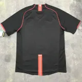 2007/2008 Man Utd Away Black Retro Soccer Jersey