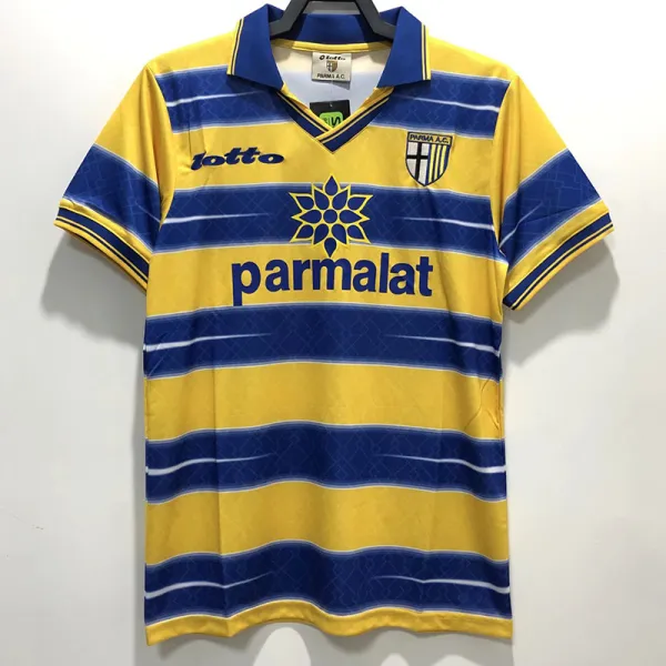 1998/1999 Parma Home Retro Soccer Jersey