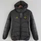 24/25  Man Utd Black Hooded Cotton Coat(Gold Labell) 连帽棉衣(金标）