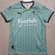 24/25 Derby County F.C  Away Fans Soccer Jersey