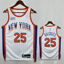 24/25 KNICKS BRIDGES #25 City Edition Top Quality Hot Pressing NBA Jersey