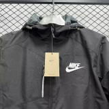 2024 New NK Black Velvet Windbreaker F2（加绒、连帽）