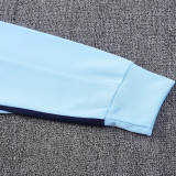 24/25 France White Blue Hooded  Tracksuit