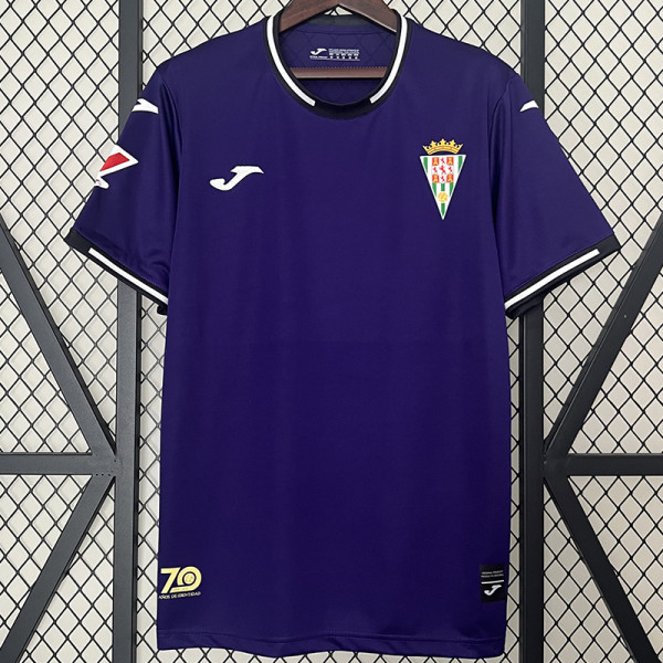 24/25 Córdoba Away Fans Soccer Jersey(西甲科尔多瓦)