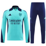 24/25 ARS Lake Blue Player version Half Pull Tracksuit  (湖蓝色球员版、半拉链)