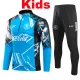 24/25 Napoli Sky Blue  Kids Half Pull Tracksuit  (半拉链)