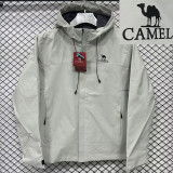 24/25 F705 CAMEL White Single Layer Hooded Windbreaker (连帽）