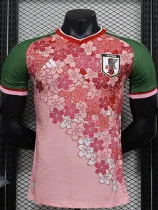 24/25 Japan Pink Flower Edition Player Version Soccer Jersey