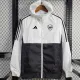 24/25  ARS White & Black  Hooded Windbreaker