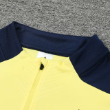 24/25  Ajax Yellow Half Pull Tracksuit  (半拉链)