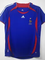 2006 France Home Retro Soccer Jersey