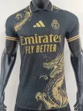 24/25 RMA  Black Golden Dragon  Player Version Soccer Jersey