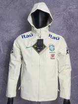 2024 Brazil Beige Color  Thin Style Windbreaker T09(连帽）