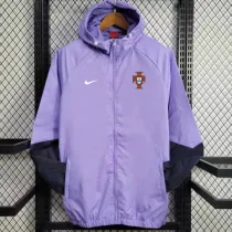 24/25 Portugal Purple Hooded Windbreaker