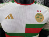 24/25 Algeria White Green Player Version Soccer Jersey