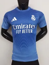 25/26 RMA Goalkeeper Sky Blue Player Version Soccer Jersey