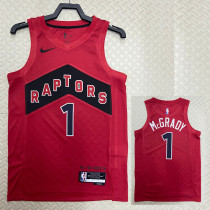 22/23 Raptors McGRADY #1 Red Top Quality Hot Pressing NBA Jersey