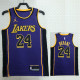 22/23 LAKERS BRYANT #24 Purple Top Quality Hot Pressing NBA Jersey (Trapeze Edition)