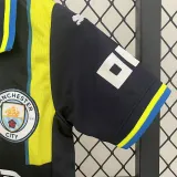 24/25 Man City Away Kids Soccer Jersey