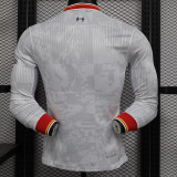 24/25 LIV Away Long Sleeve Player Version Soccer Jersey(长袖）