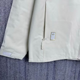 24/25 Clover White Casual  Assault  Hooded Windbreaker (Y17连帽冲锋衣）
